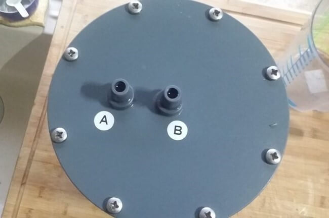 detalle de filtro de nitrato